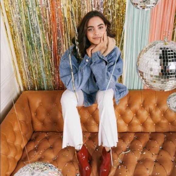 TRUE IMG Denim Jacket with Teddy Hoodie - Picture 6 of 9